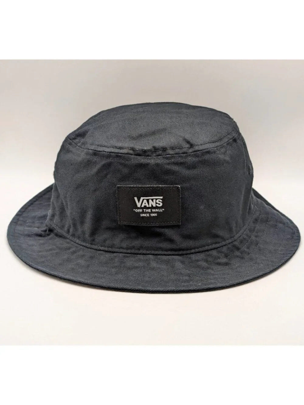 VANS Off The Wall Black Bucket Hat Unisex OSFM Skateboarding Skater Street Wear